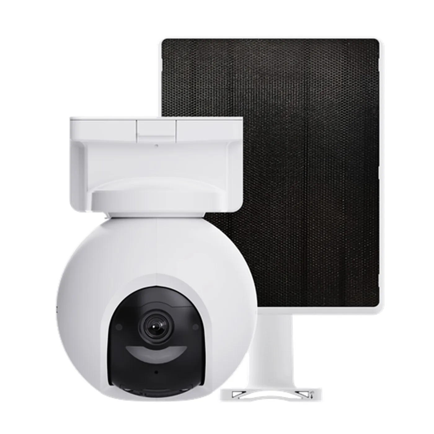 [011046] [CS-CB8/SP-R105(3MP Type-C)] Ezviz - Kit Cámara Domo IP PT Inalambrica con Bateria HD 2K [3MP] WiFi Rotatoria Lente 4mm con Panel Solar Exterior/Interior