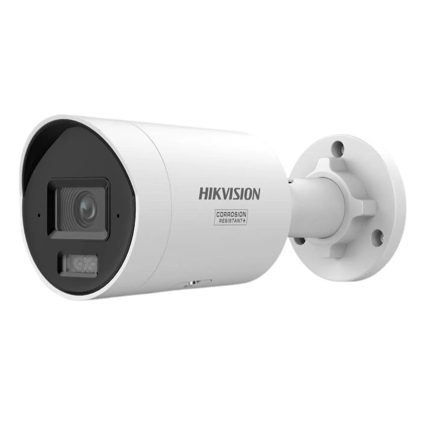 [011076] [DS-2CD2047G3-LI2UY/SL(2.8mm)(O-STD)] Hikvision - Cámara HD Bullet con Audio IP Smart Hybrid Light ColorVu 2K [4MP] Lente 2.8mm [Metalico]