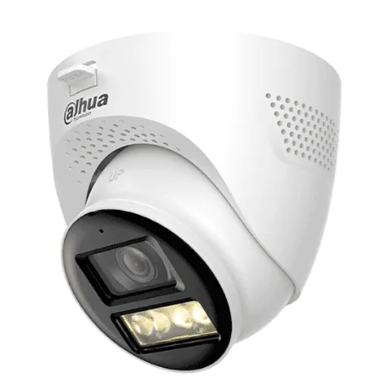 [011107] [DH-HAC-HDW1200TQN-IL-T] Dahua - Cámara Domo 1080P [2MP] con Audio Bidireccional Lente 2.8mm Smart Dual Light [Metal/Plástico] [Serie Lite] 