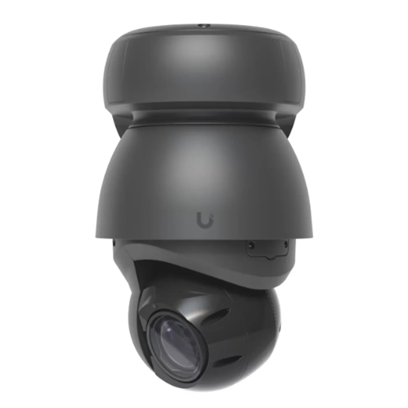 [011127] [UVC-AI-PTZ-B] Ubiquiti - Cámara IP PoE++ UniFi Protect PTZ 4K [4Mp] AI Industrial Zoom Óptico 22x Visión Nocturna IR 100 Metros Reconocimiento Facial y Placas Protección IP66 Movimiento 360 [Negro]