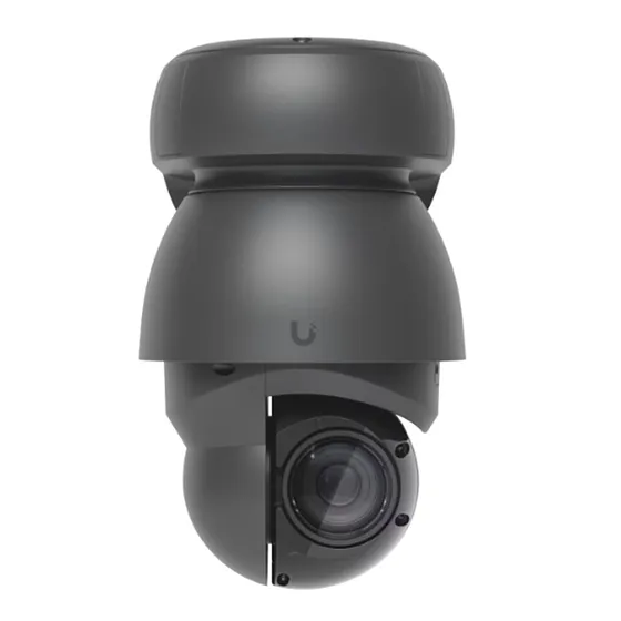 [UVC-AI-PTZ-B] Ubiquiti - Cámara IP PoE++ UniFi Protect PTZ 4K [4Mp] AI Industrial Zoom Óptico 22x Visión Nocturna IR 100 Metros Reconocimiento Facial y Placas Protección IP66 Movimiento 360 [Negro]