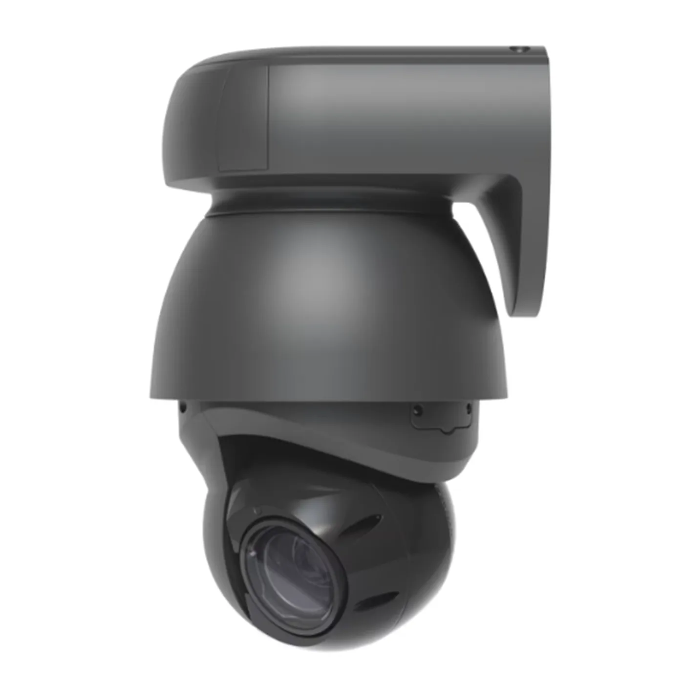 [011127] [UVC-AI-PTZ-B] Ubiquiti - Cámara IP PoE++ UniFi Protect PTZ 4K [4Mp] AI Industrial Zoom Óptico 22x Visión Nocturna IR 100 Metros Reconocimiento Facial y Placas Protección IP66 Movimiento 360 [Negro]