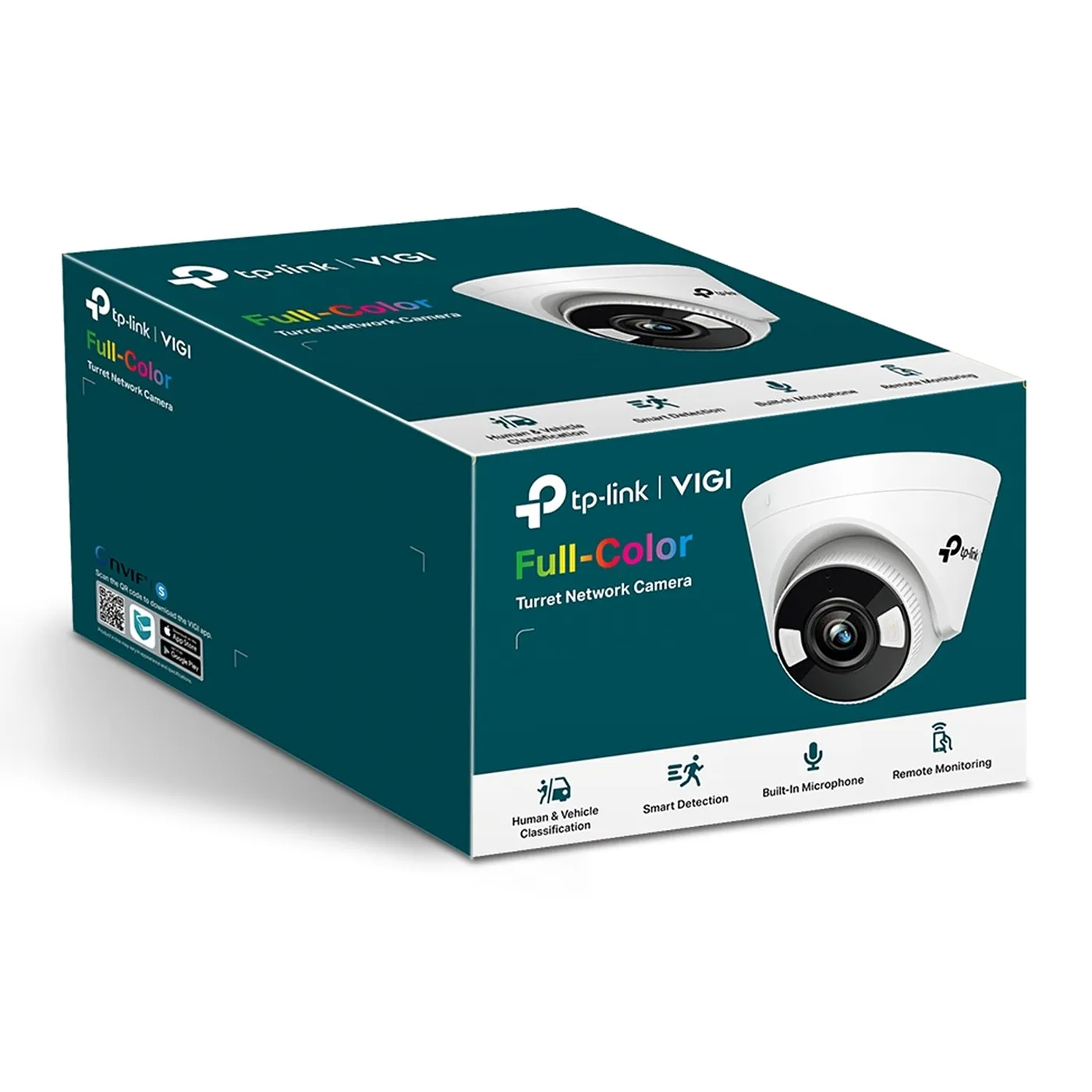 [010979] [C440-4] Vigi By TP-Link - Cámara IP Alta Definición [4Mp] Tipo Turret Full Color con Audio PoE y 12V [Lente 4mm]