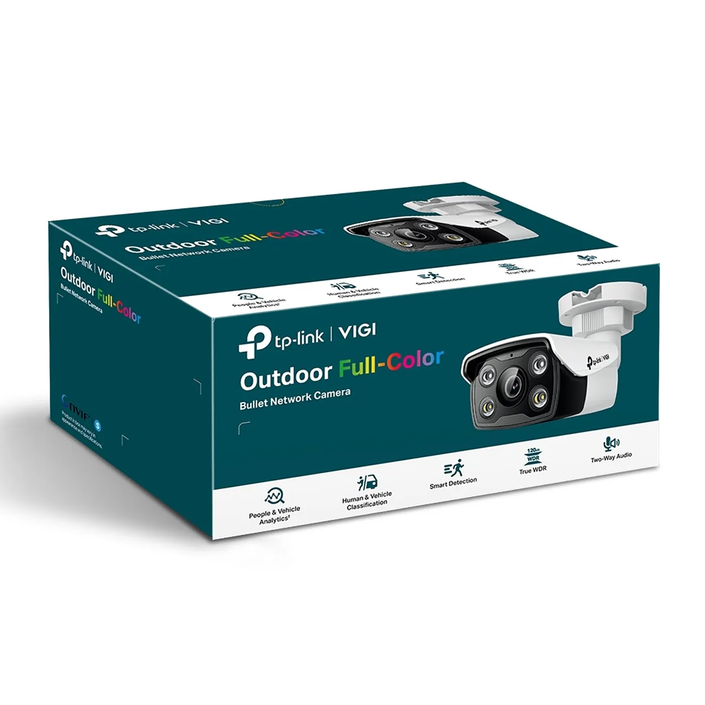 [010983] [C350-2.8] Vigi By TP-Link - Cámara IP Alta Definición [5Mp] Tipo Bullet Full Color con Audio PoE y 12 IP67 [Lente 2.8mm]