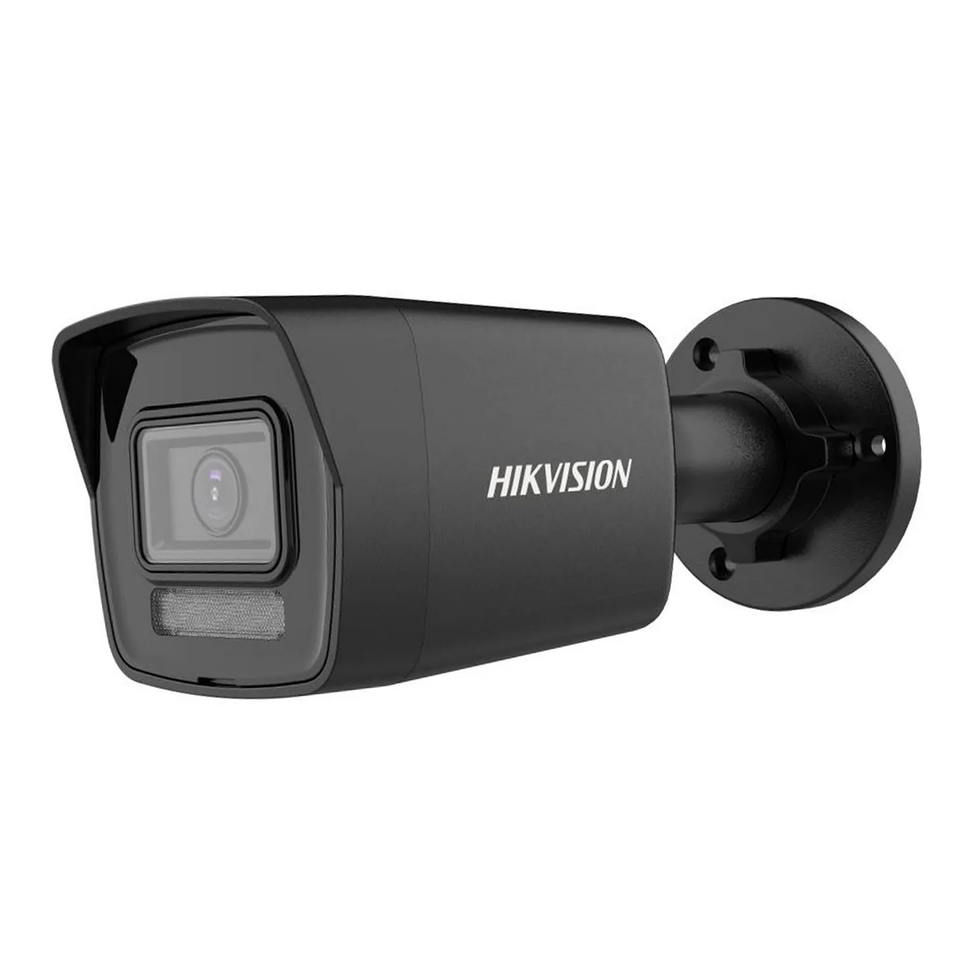 [011194] [DS-2CD1043G2-LIU(BLACK)] Hikvision - Cámara HD Bullet con Audio IP 2K [4MP] Lente 2.8mm Acusense Dual Light [Metal/Plástico] [Negra]