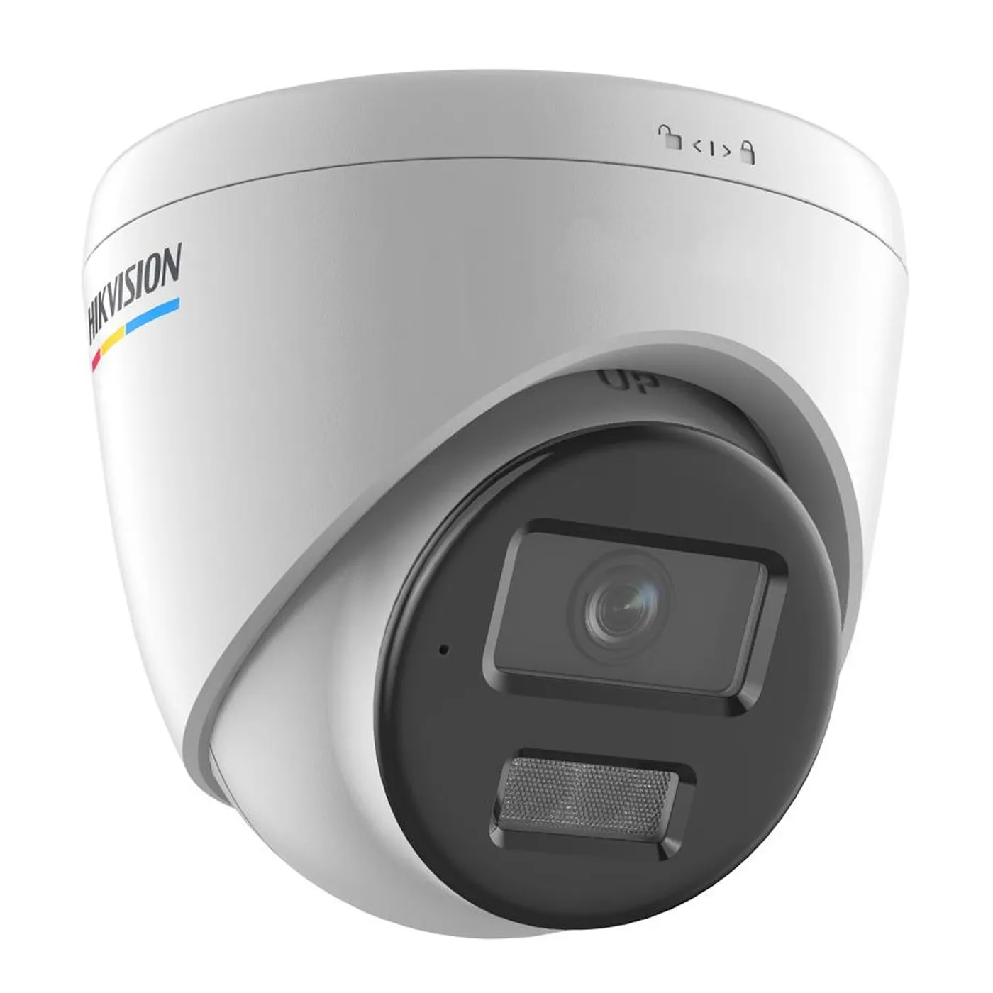 [011196] [DS-2CD1367G3-LIU(2.8mm)(Latam)] Hikvision - Cámara HD Domo ColorVu 3.0 + MD 3.0 Micrófono Integrado IP [6MP] ACUSENSE Lite Lente 2.8mm IP67 [Metal/Plástico]