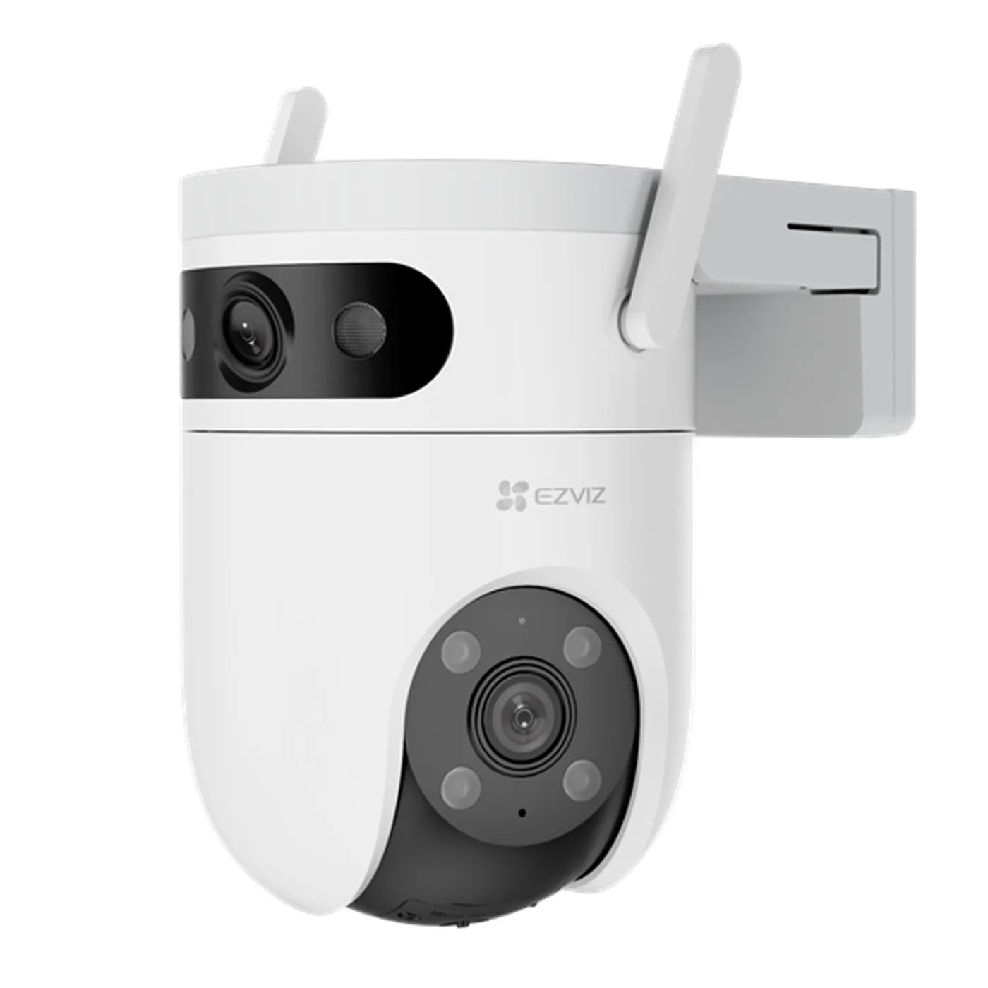 [011231] [CS-H9c-R105-8H55WFL4GA] Ezviz - Cámara Domo IP PT Inalámbrica HD 3K Doble Lente [5MP] + [5MP] 4G + Wi-Fi Lentes 2.8mm/6mm Seguimiento Automático Visión Nocturna a Color Audio Bidireccional Exterior