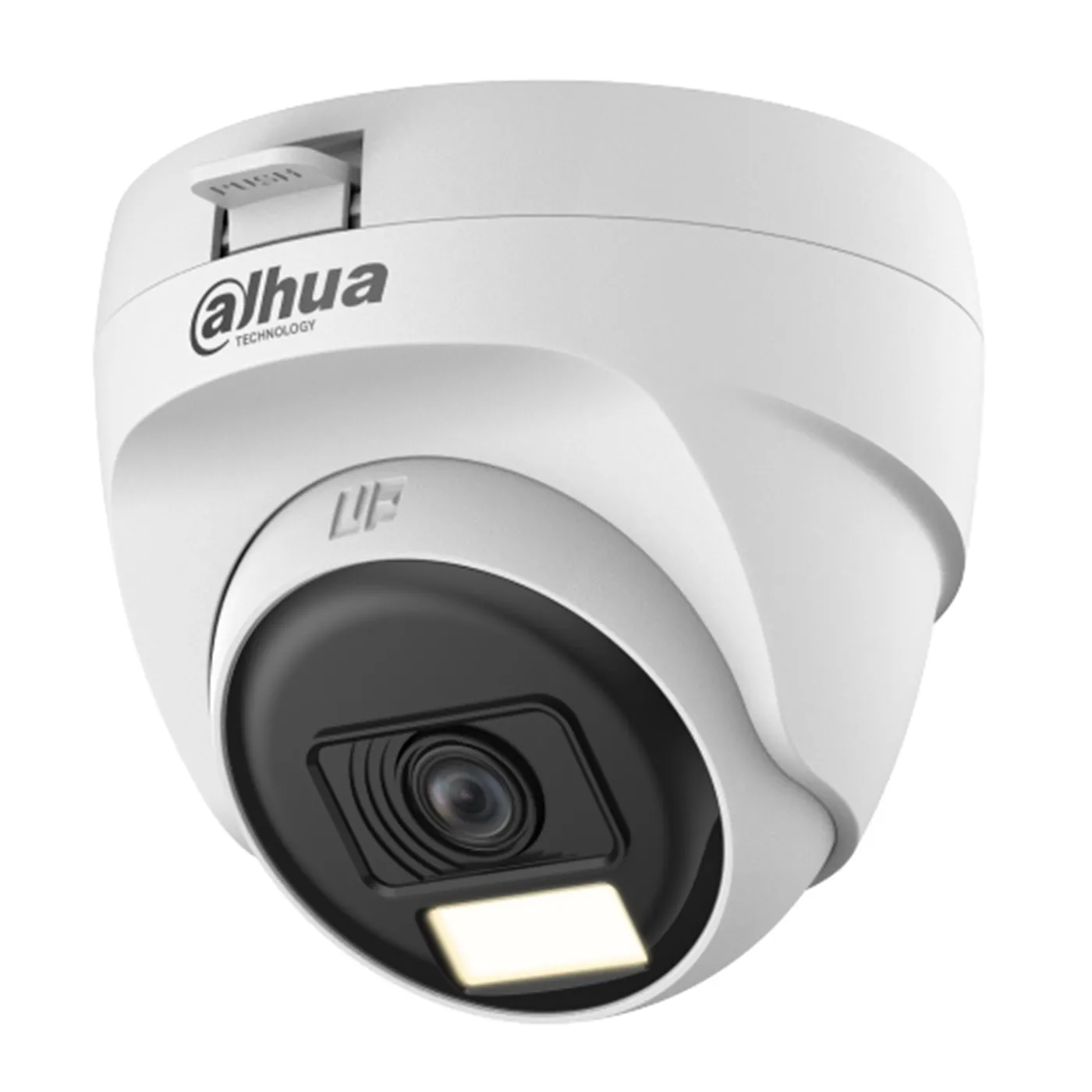 [011244] [DH-HAC-T1A51N-U-IL-0280B-S3-DIP] Dahua - Cámara Domo Turret HDCVI 5MP Lente 2.8mm Smart Dual Light [Serie Cooper]