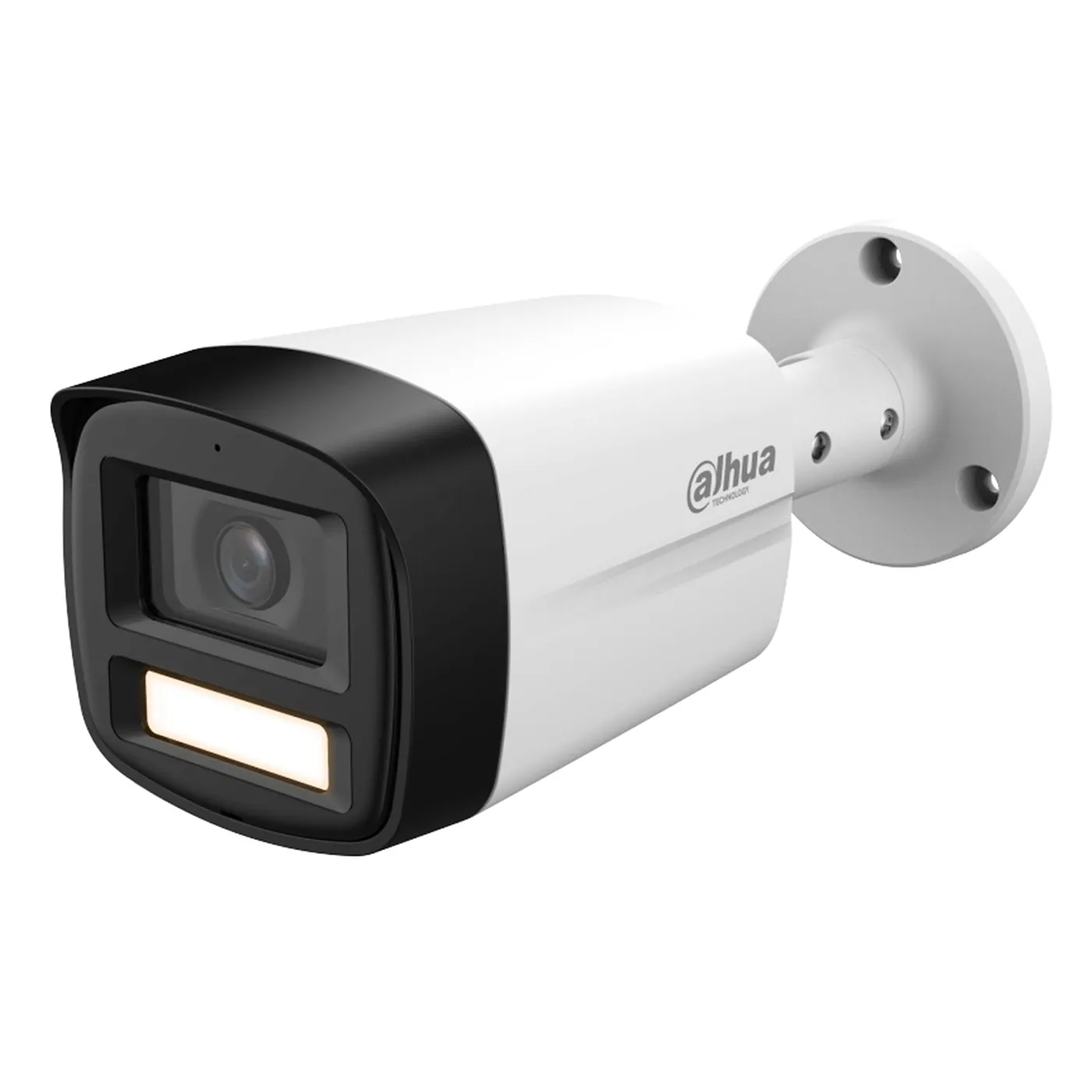 [011250] [DH-HAC-HFW1209TLMN-A-LED-0280B-S3] Dahua - Cámara Bullet HDCVI 1080P [2MP] Lente 2.8mm Full-color con Micrófono [Serie Lite]