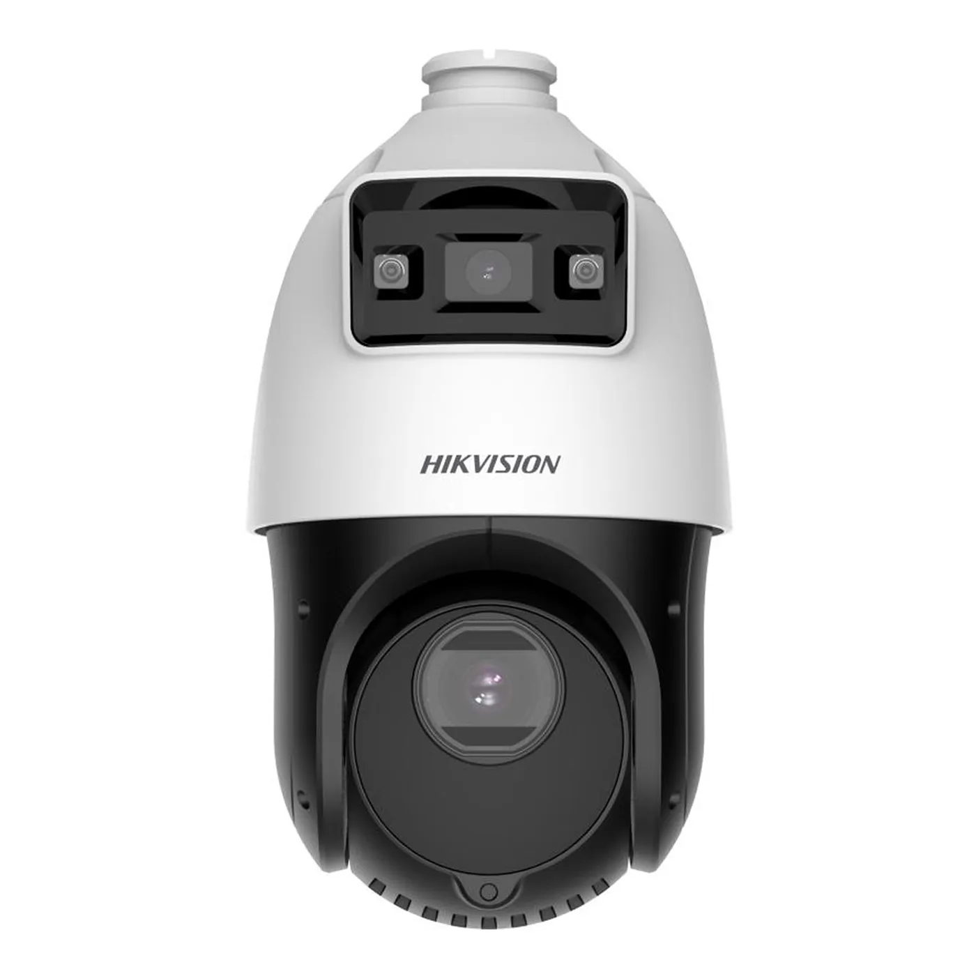 [011138] [DS-2SE4C425MWG-E(14F0)] Hikvision - [TandemVu] Domo PTZ IP [4Mp] con Cámara Fija [4M] 25X Zoom 100 mts IR IP66 ACUSENSE PoE+ Entrada-Salida de Audio y Alarma Ultra Baja Iluminación Micro SD