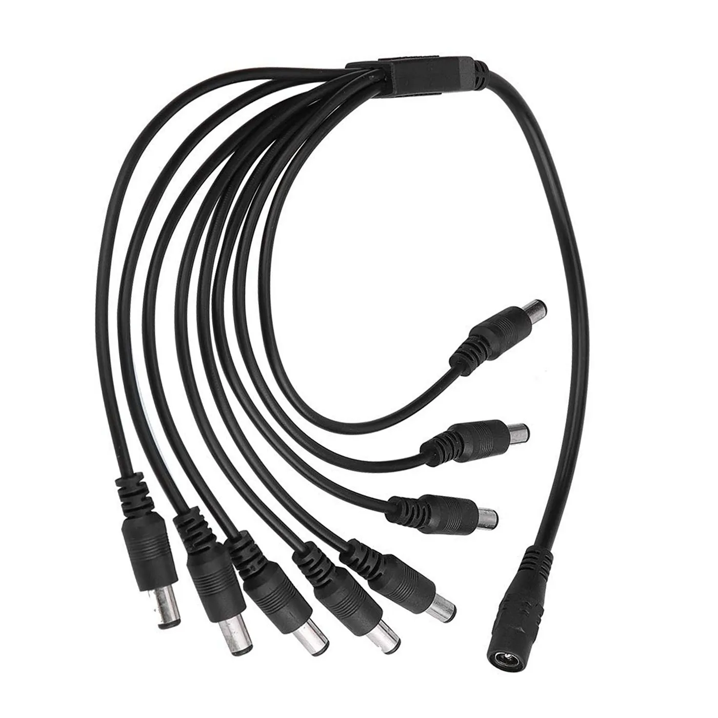 [011157] [DH-PFM979-1S8P] Dahua - Cable Divisor de Energía DC de 5.5 mm × 2.1 mm Tipo Splitter (1 hembra a 8 machos)