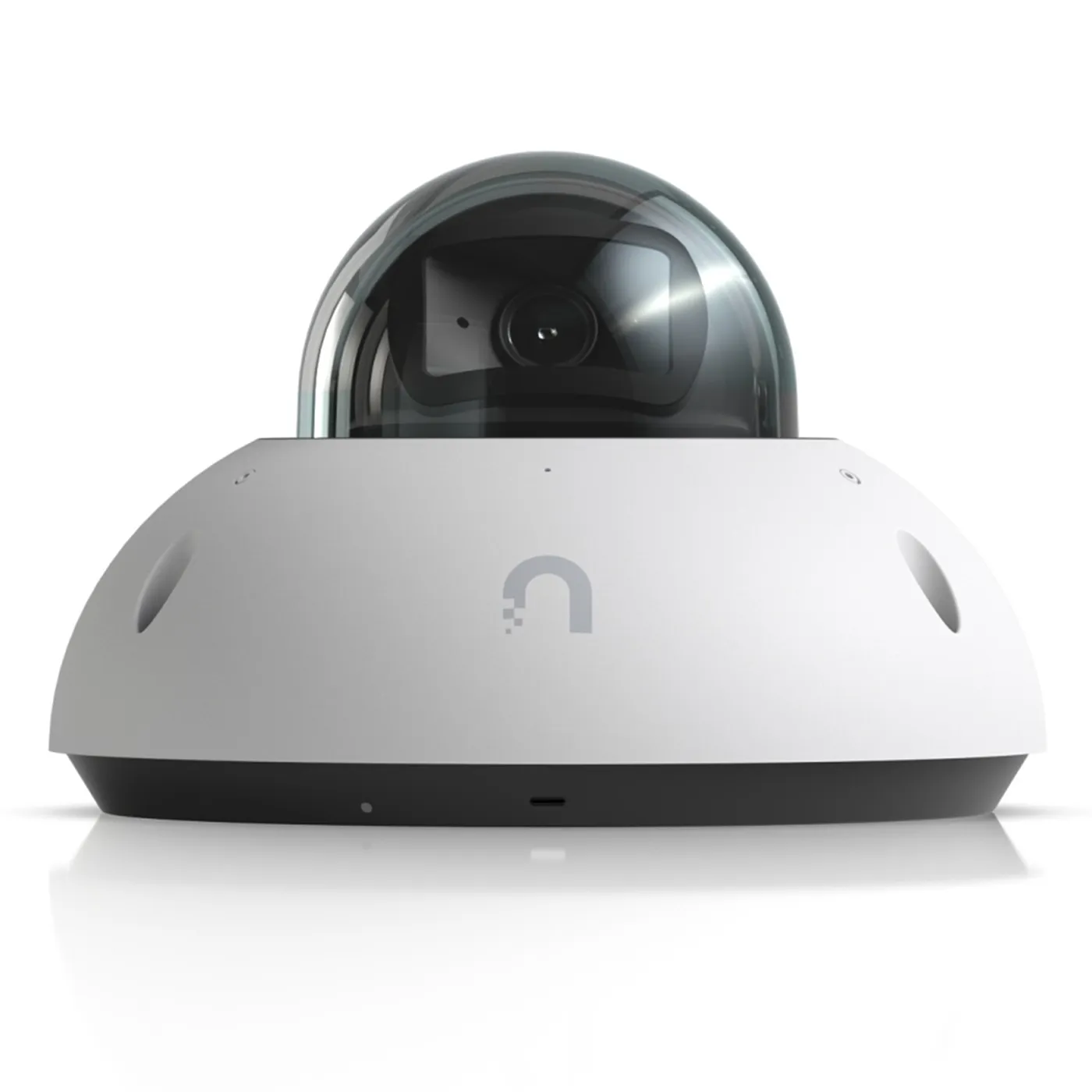 [011330] [UVC-G6-Dome-W] Ubiquiti - UniFi Protect G6 Dome, Cámara Domo 4K [8MP] con Sensor de 1/1,8 pulgadas, IR de 30 m, Reconocimiento Facial y de Matrículas, Micrófono, PoE y Protección IP66/IK10