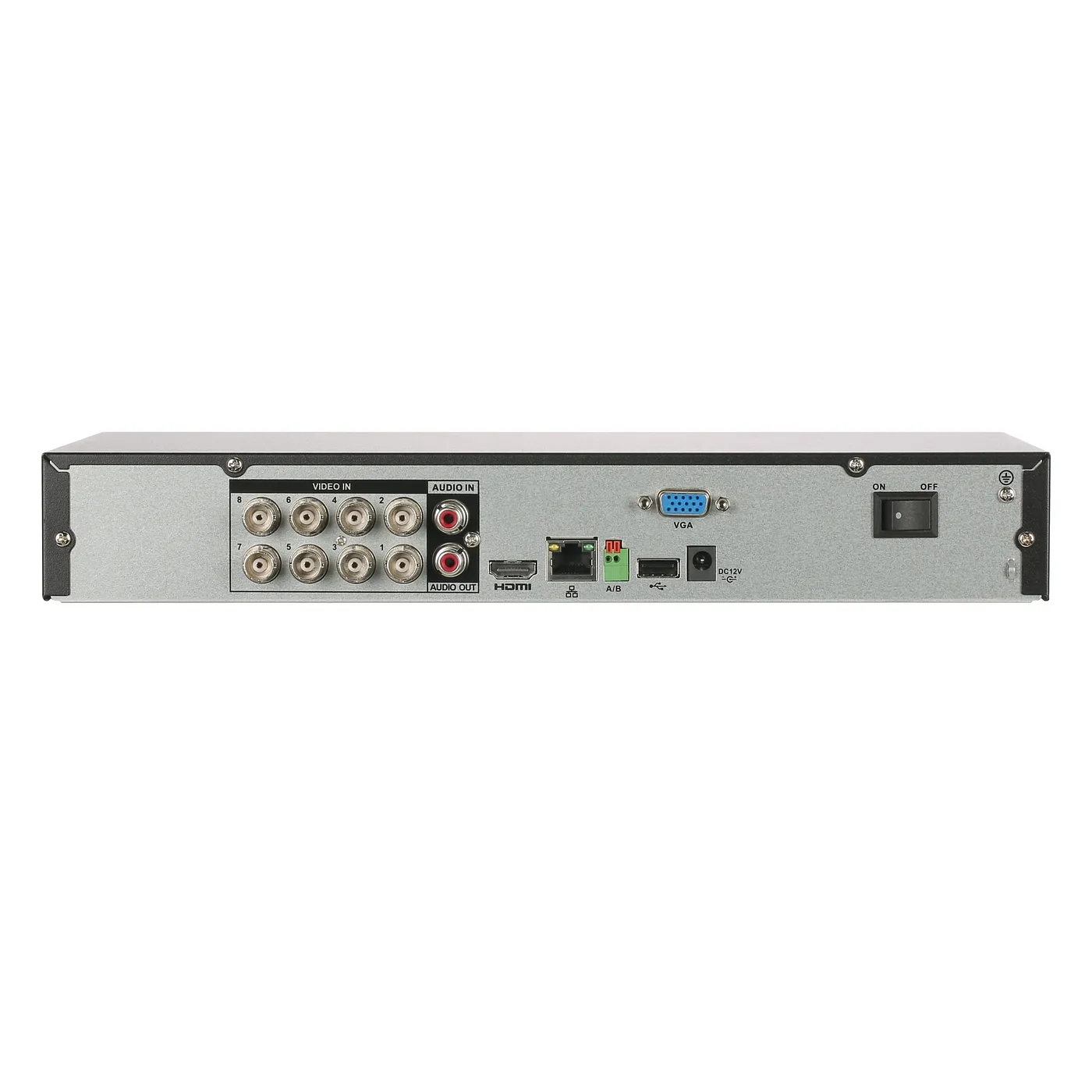 [011283] [DH-XVR5108H-4KL-I3/T] Dahua - XVR Penta-brid de 8 Canales BNC Audio Bidireccional por Coaxial 1 Bahía SATA [Serie 4K Value/5MP]