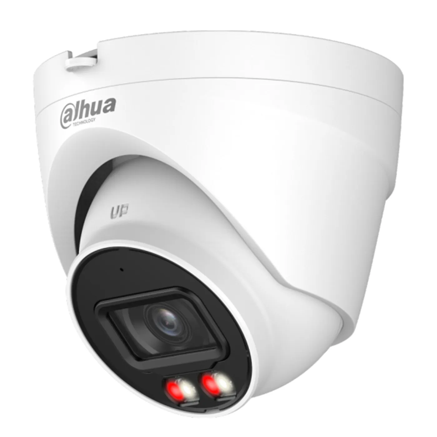[011289] [DH-IPC-HDW1239VP-A-IL-0280B-S7] Dahua - Cámara Domo Turret IP 1080P [2MP] Lente 2.8mm Smart Dual Light con Micrófono PoE [Serie 1]