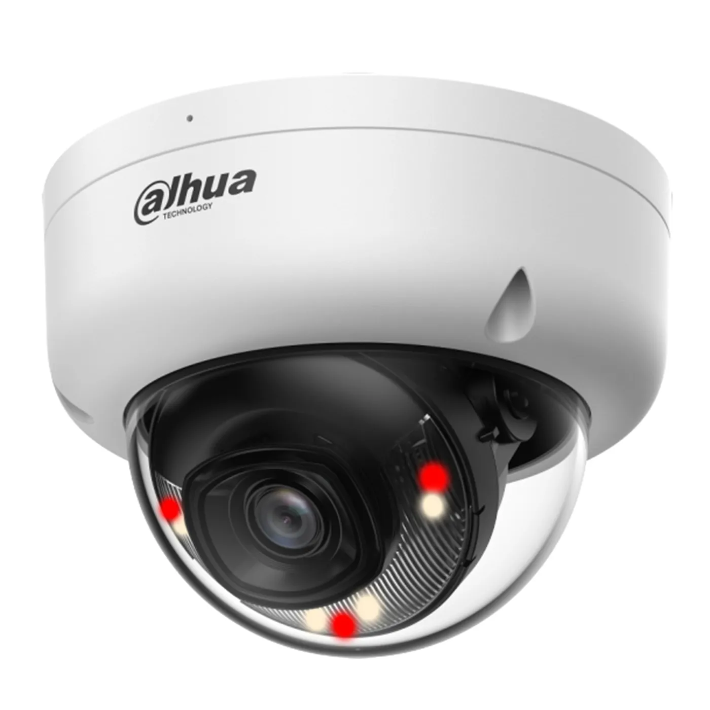 [011298] [DH-IPC-HDBW1439E1P-A-IL-0280B-S7] Dahua - Cámara Domo IP 4MP Lente 2.8mm Smart Dual Light con Micrófono PoE [Serie 1]