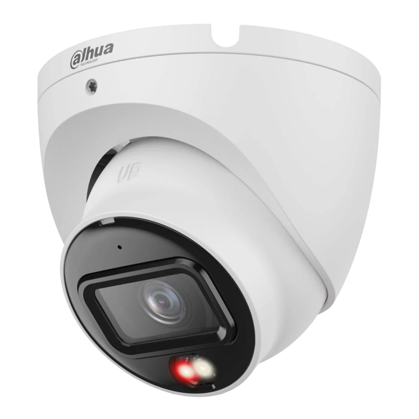 [011303] [DH-IPC-HDW1639TP-A-IL-0280B-S6] Dahua - Cámara Domo Turret IP 6MP Lente 2.8mm Smart Dual Light con Micrófono PoE [Serie 1]