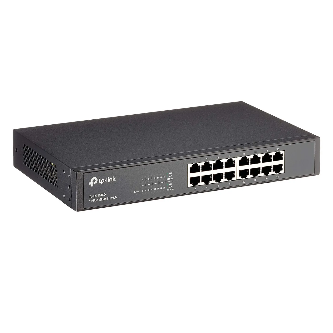 [020326] [TL-SG1016D] TP-Link - Switch de Escritorio/Rack de 16 Puertos a Gigabit