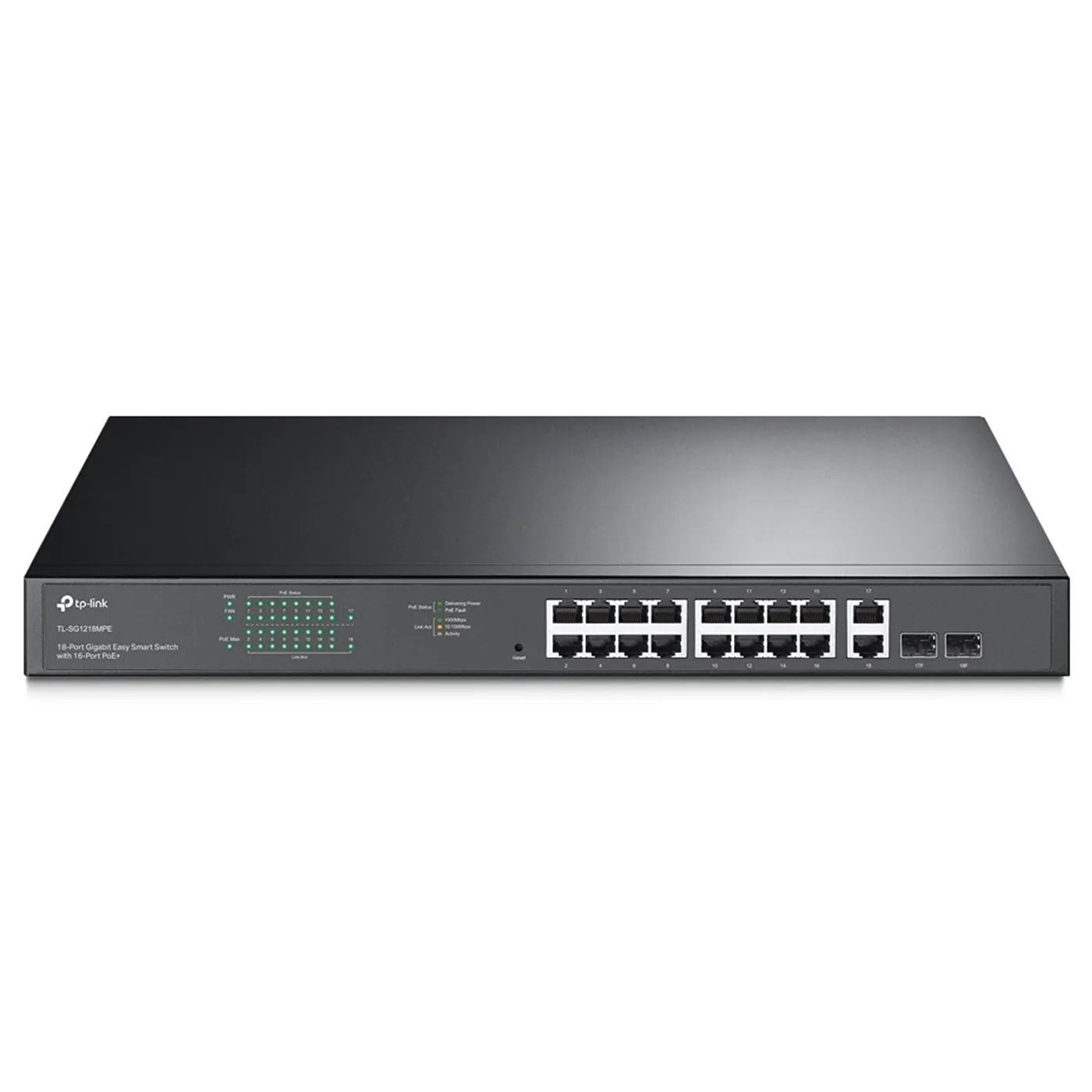 [020421] [TL-SG1218MPE] TP-Link - Switch Inteligente de 18 Puertos con POE de 16 Puertos Gigabit