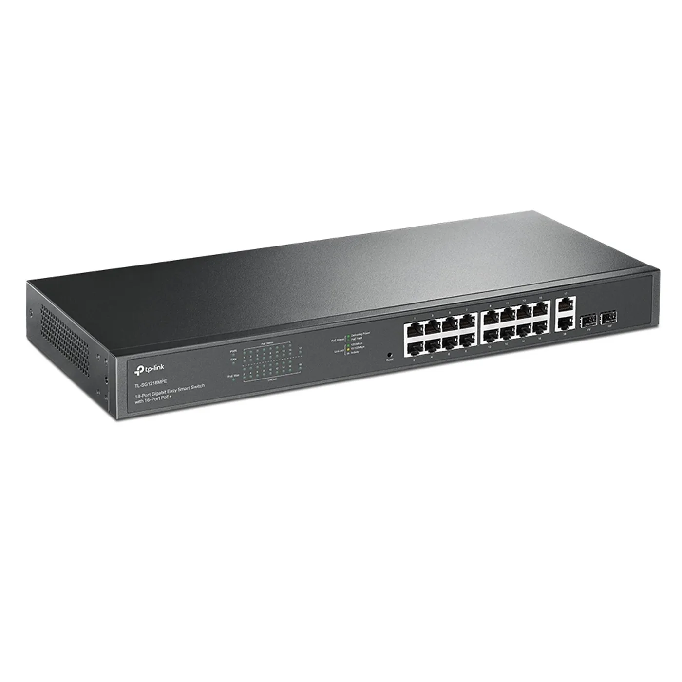 [020421] [TL-SG1218MPE] TP-Link - Switch Inteligente de 18 Puertos con POE de 16 Puertos Gigabit