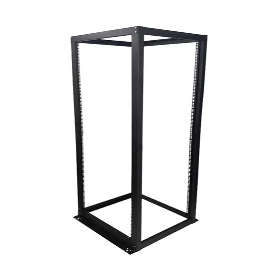 [020433] [R-22U-A4P] Onlink - Rack de Piso [22U] Abierto 4 Postes 1.10 Metros [Negro]