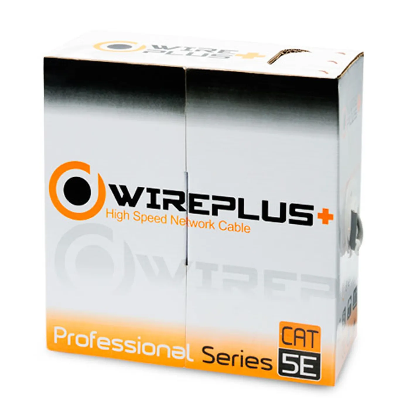 [020174] [CAB-UTP5-305] Wireplus - Cable UTP CAT5e (Categoria 5e) CCA Interior (Gris) [Caja 305 Metros]