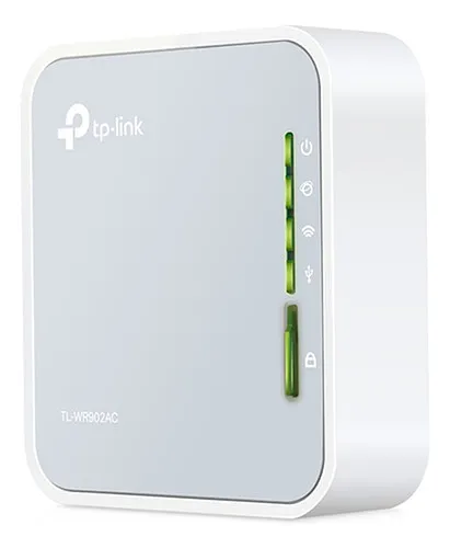 [020625] [TL-WR902AC] TP-Link - Mini Router de Viaje Inalambrico WiFi Doble Banda AC750 Sin Antena