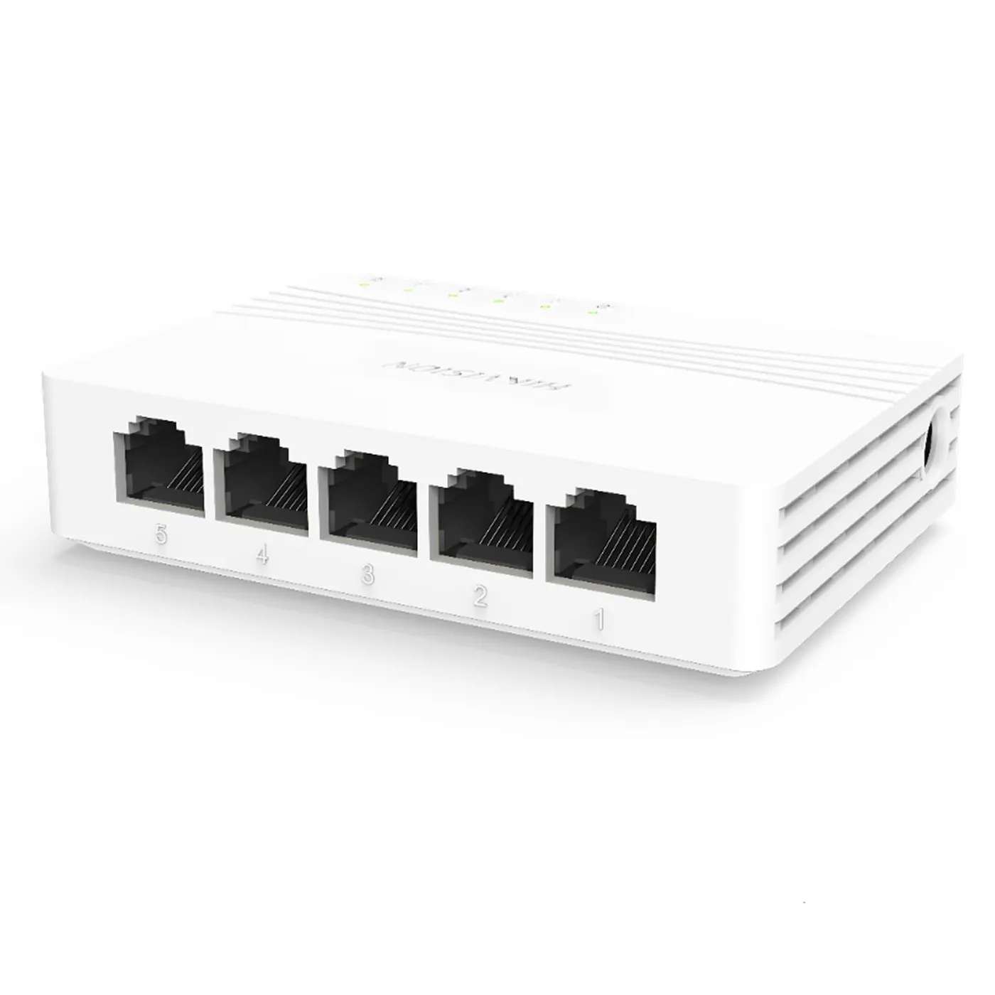 [020635] [DS-3E0505D-E] Hikvision - Switch de Escritorio de 5 Puertos a Gigabit