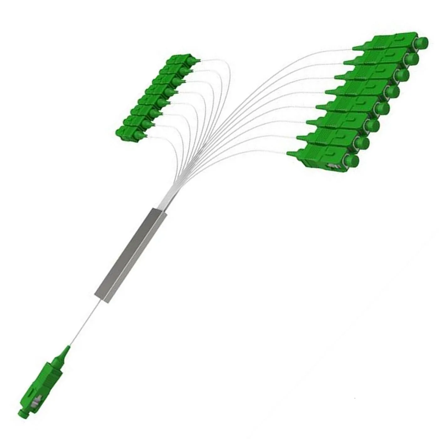 [020553] [WPF-SPLT-SCA16X1] Wireplus - Splitter de Fibra Optica SC-APC 1x16