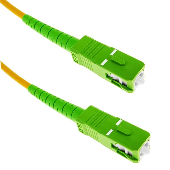 [020562] [WPF-PC-APCAPC-5] Wireplus - Patch Cord Fibra Optica SC/APC a SC/APC G652D [Verde a Verde] [5 Metros]