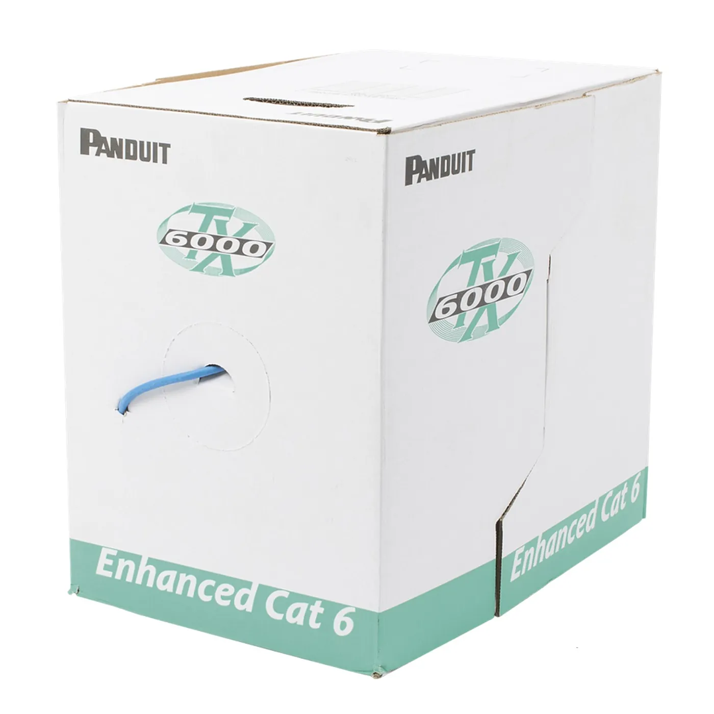 [020707] [PUL6004BU-FE] Panduit - Cable UTP CAT6 (Categoria 6) 100% Cobre LSZH-1 23 AWG Pan-Net Interior (Azul) [Caja 305 Metros]