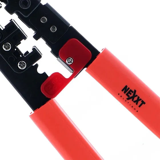[020723] [AW250NXT05] Nexxt - Crimpeador Tenaza Modular con Prensa Terminal [RJ45/8P8C, RJ12/6P6C, RJ11/64C, 6P2C]