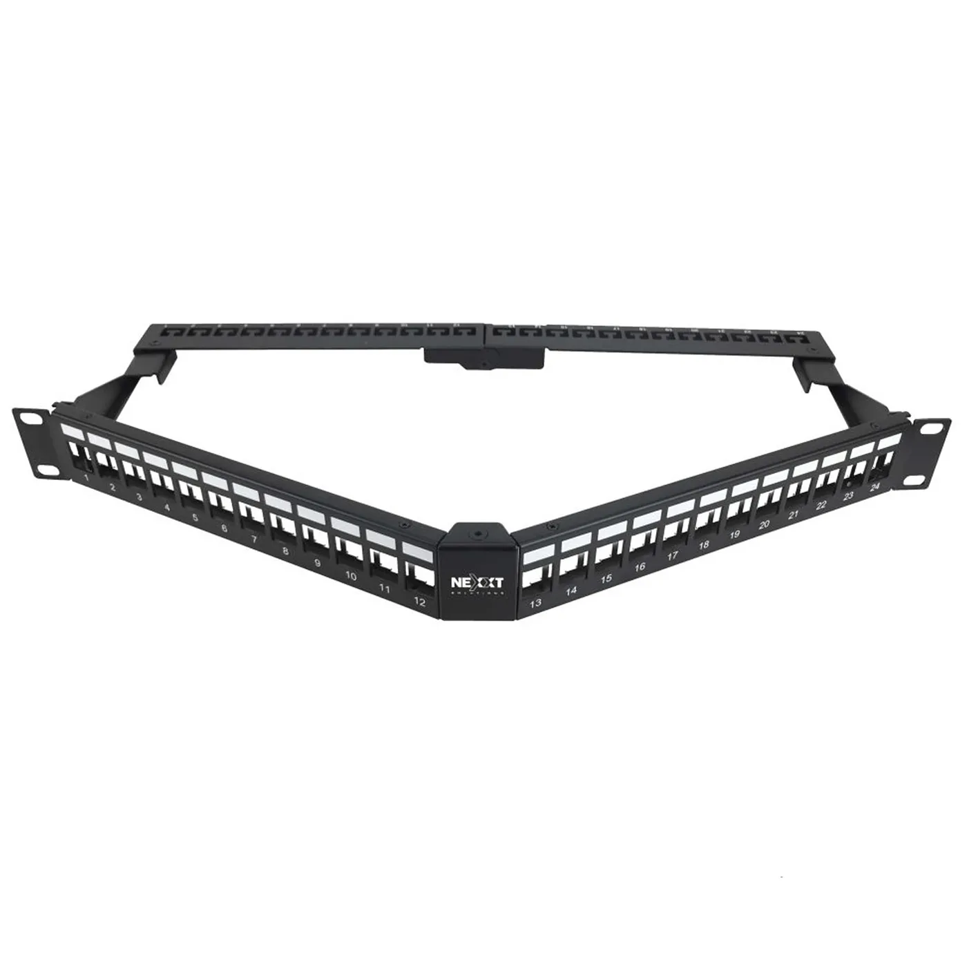 [020727] [AW192NXT12] Nexxt - Patch Panel Modular Angular 24 Puertos 1U