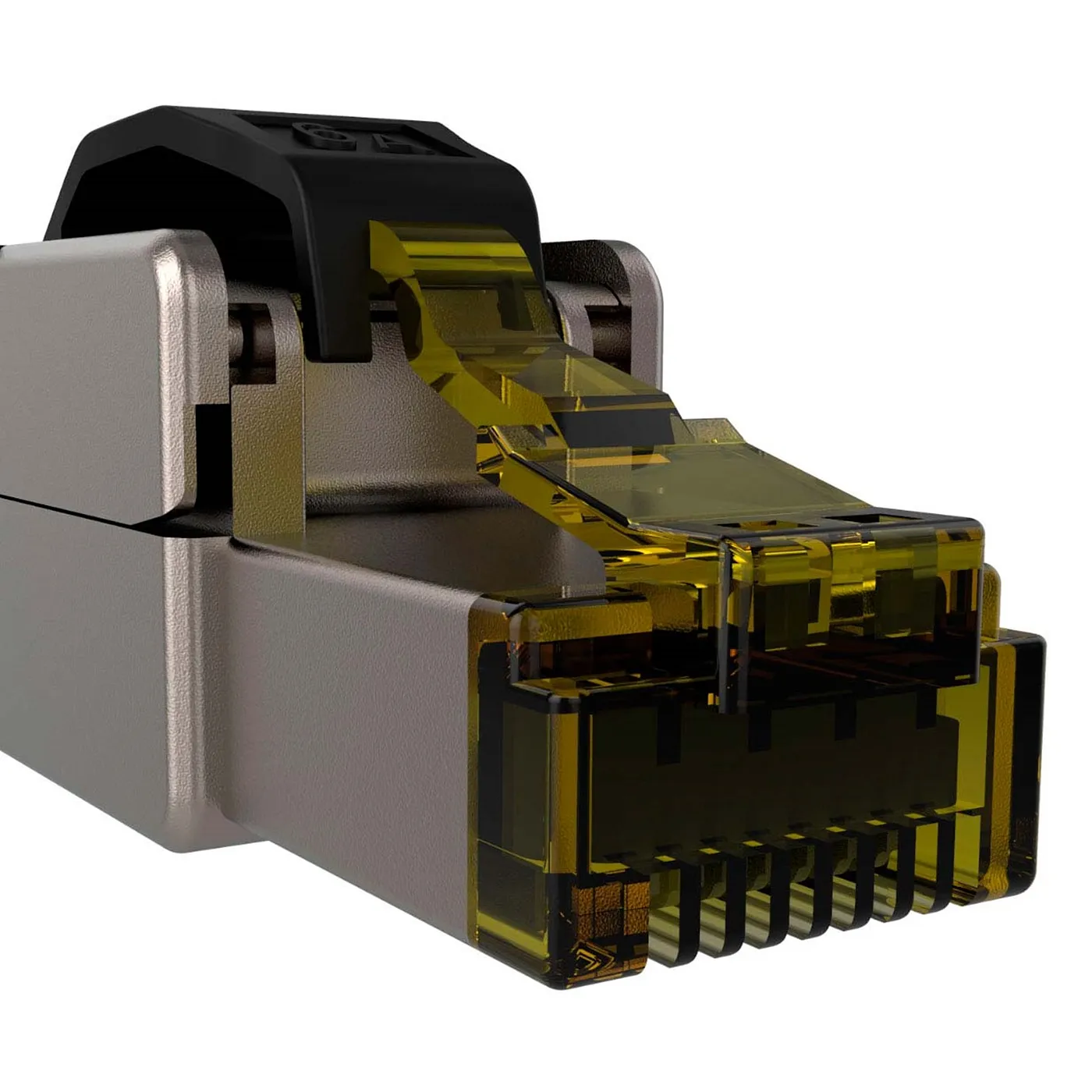 [020774] [AW102NXT07] Nexxt - Conector RJ45 Modular CAT6A (Categoria 6A) XGiga Blindado [Unidad]