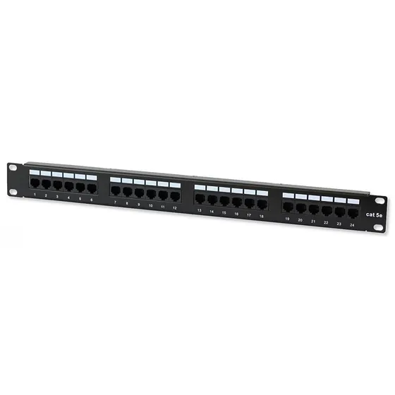 [STC-5EPP24] STC- Patch Panel 24 Puertos CAT5E CAT5e (Categoria 5e)