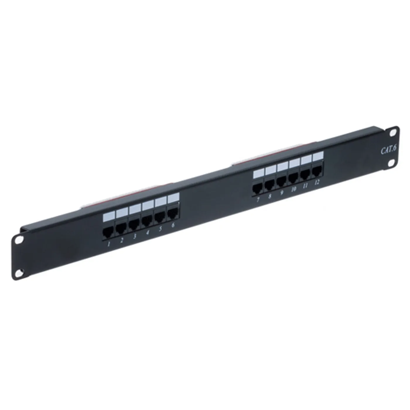 [020668] [STC-6PP12] STC- Patch Panel 12 Puertos CAT6 CAT6 (Categoria 6)