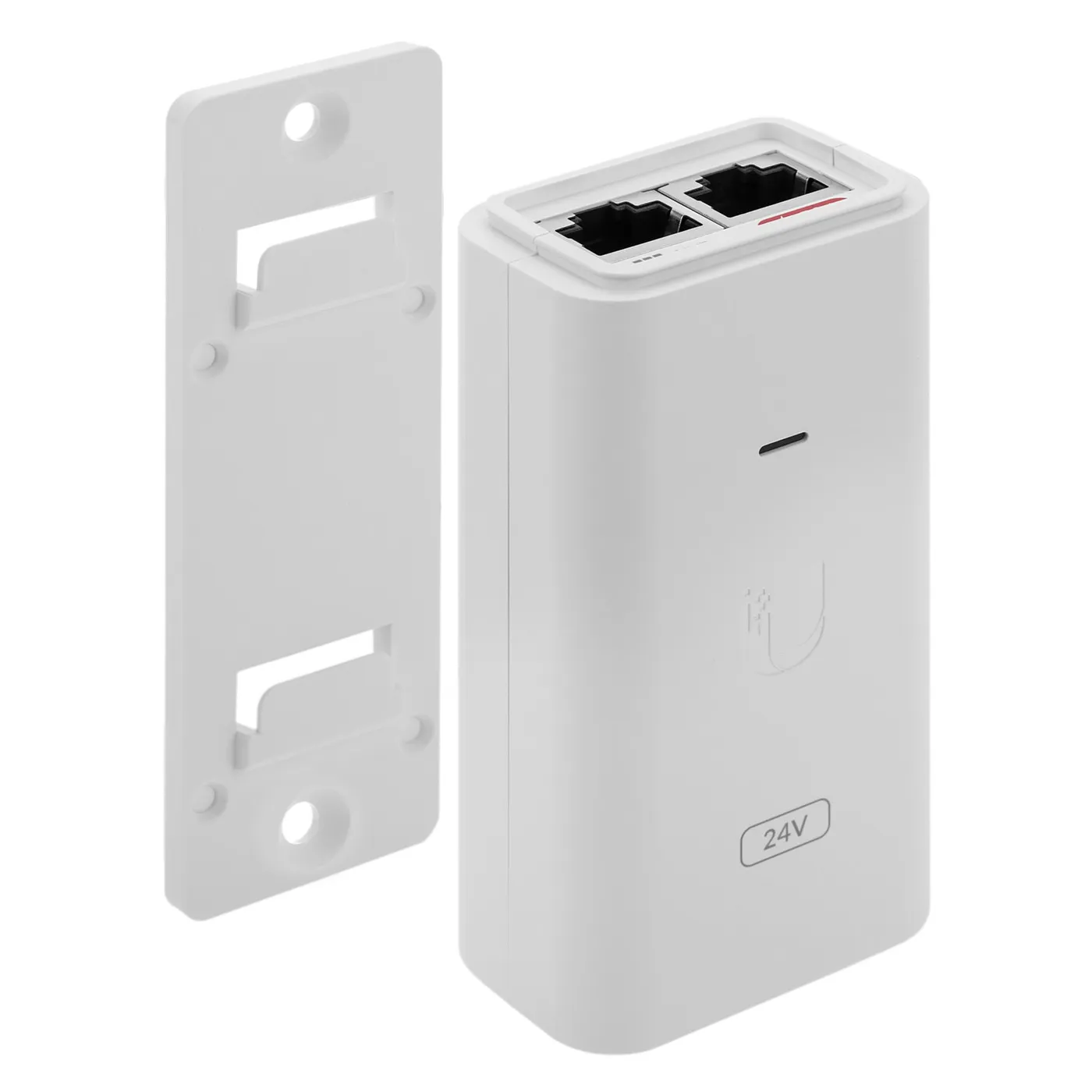 [020810] [POE-24-24W] Ubiquiti - Adaptador PoE de 24VDC 1.0A 24W [Blanco]
