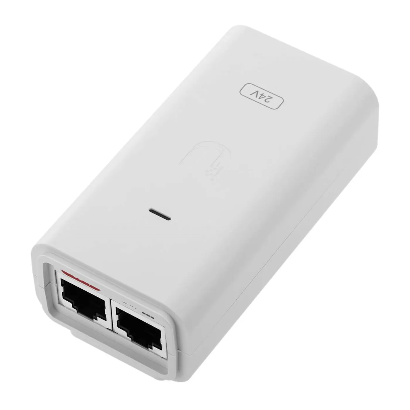 [020812] [POE-24-24W-G-WH] Ubiquiti - Adaptador PoE de 24VDC 1.0A 24W con Puerto Gigabit [Blanco]