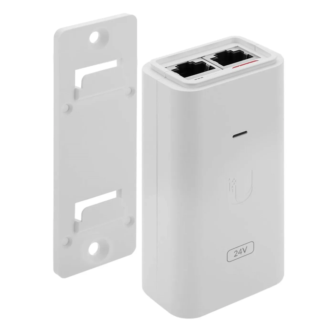 [020812] [POE-24-24W-G-WH] Ubiquiti - Adaptador PoE de 24VDC 1.0A 24W con Puerto Gigabit [Blanco]