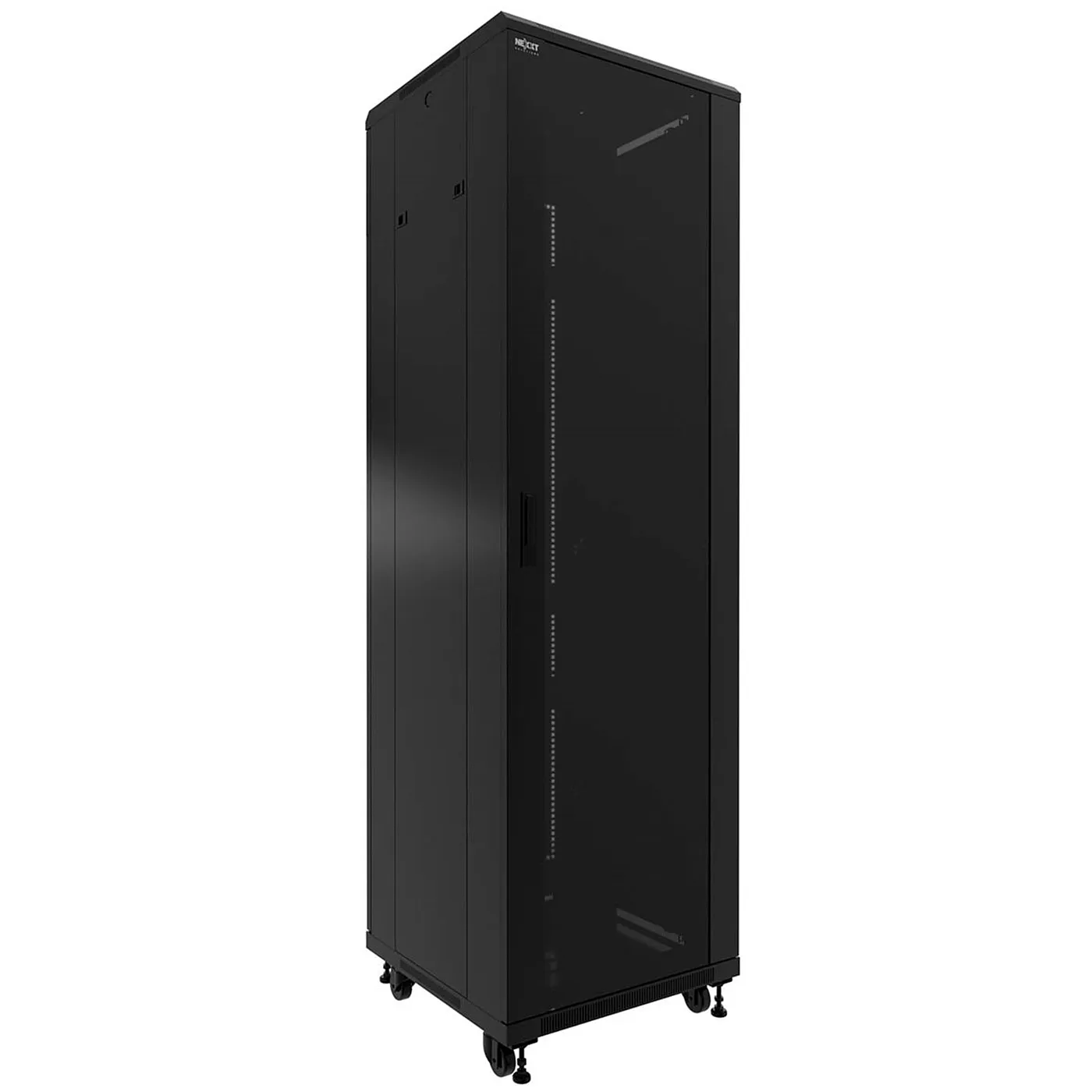 [020779] [AW221NXT23] Nexxt - Rack de Piso [42U] Cerrado con Puertas Tipo Malla 600x1000mm [Negro]