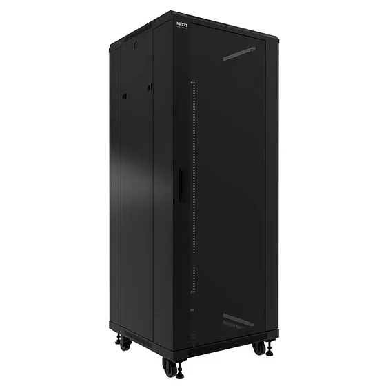 [020784] [AW222NXT16] Nexxt - Rack de Piso Cerrado con Puerta Frontal de Vidrio y Trasera de Malla 32U 600x800mm