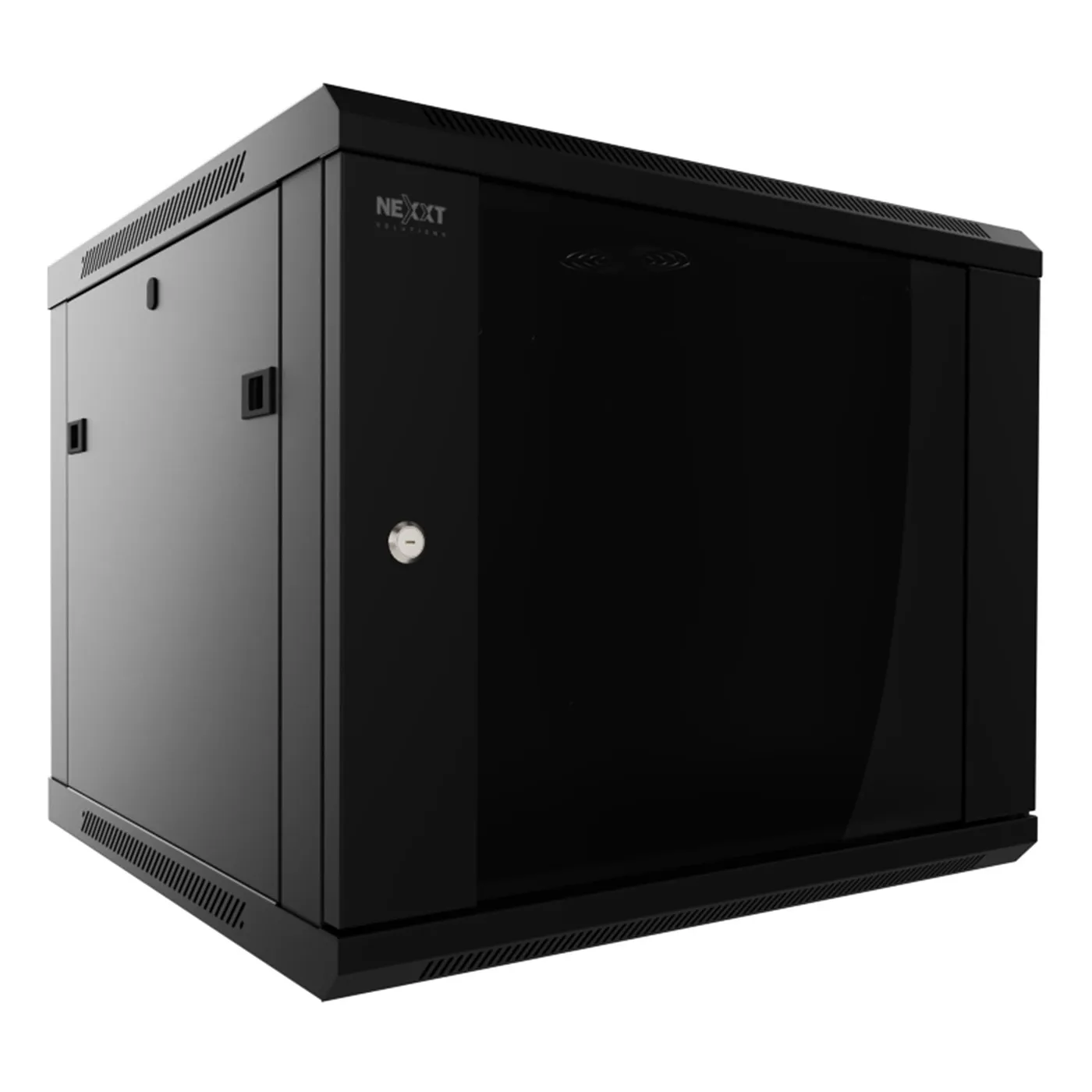 [020787] [AW222NXT42] Nexxt - Rack de Pared [18U] Cerrado Fijo con Puerta de Vidrio 600x600mm [Negro]