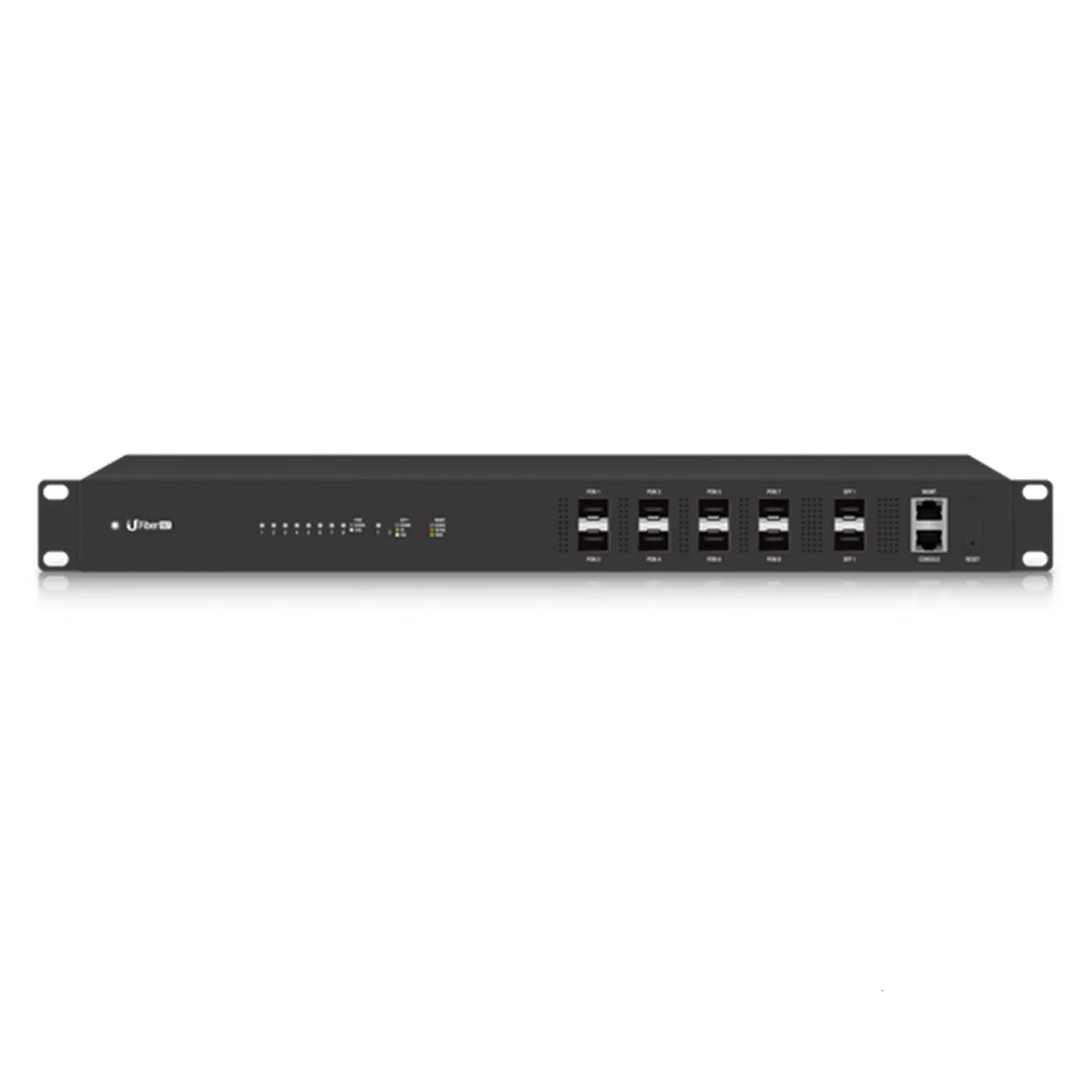 [020850] [UF-OLT] Ubiquiti - UFiber GPON OLT Terminal de Línea Optica hasta 1024 ONUs concurrentes 8 Puertos SFP GPON + 2 Puertos SFP+ 10G