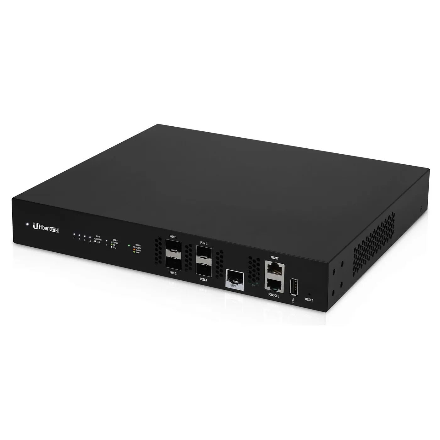 [020851] [UF-OLT-4] Ubiquiti - UFiber GPON OLT Terminal de Línea Optica hasta 512 ONUs concurrentes 4 Puertos SFP GPON + 1 Puertos SFP+ 10G