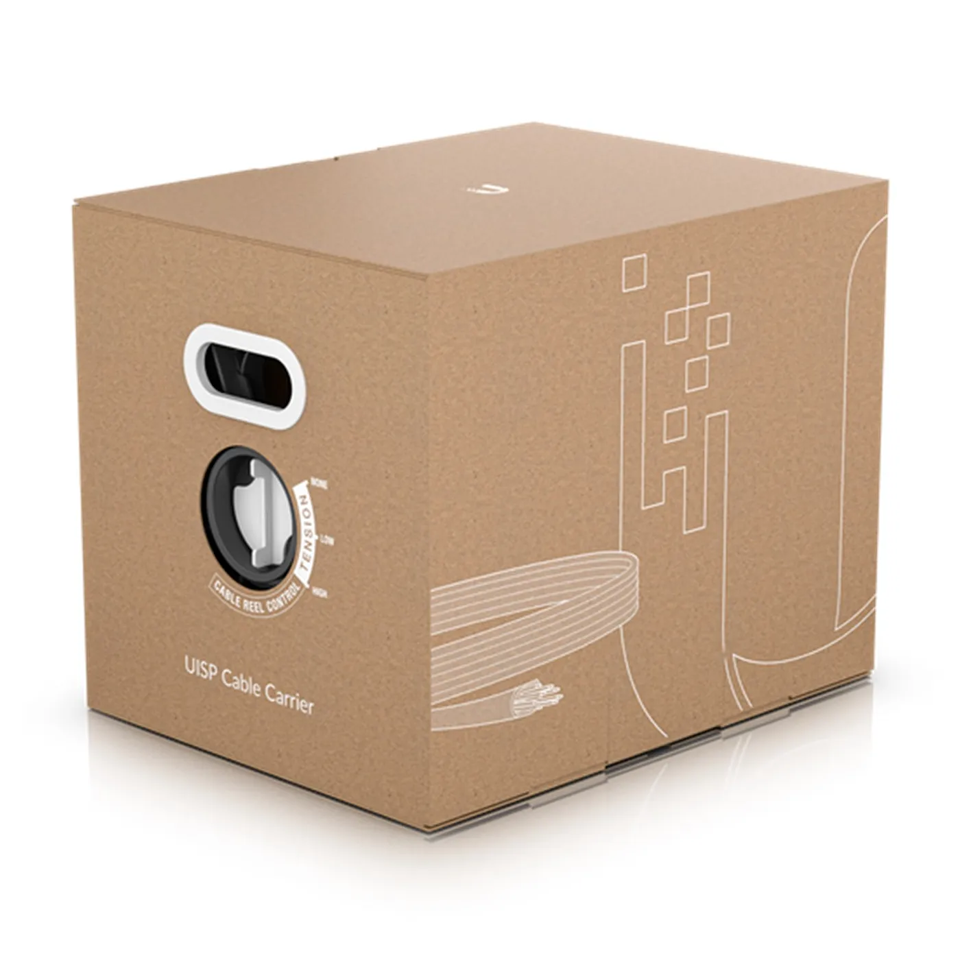 [020858] [UISP-CABLE-CARRIER] Ubiquiti - UISP Cable Carrier CAT5e (Categoria 5e) 100% Cobre 24AWG Exterior [305m/1000ft]