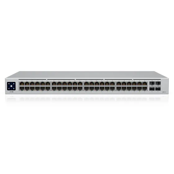 [020866] [USW-48-POE] Ubiquiti - UniFi Switch Capa 2 de 48 Puertos [32 Puertos PoE 802.3af/at + 16 Puertos Gigabit] + 4 Puertos 1G SFP 195W