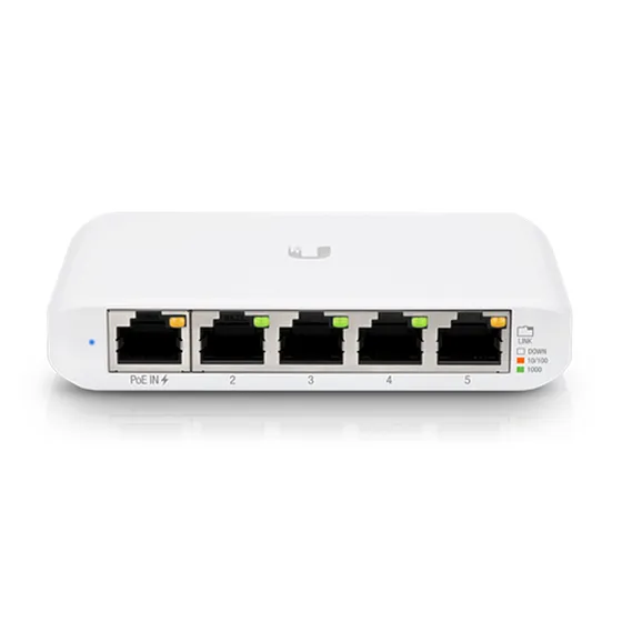 [020869] [USW-FLEX-MINI] Ubiquiti - Switch UniFi Administrable Compacto de 5 Puertos 10/100/1000 Mbps
