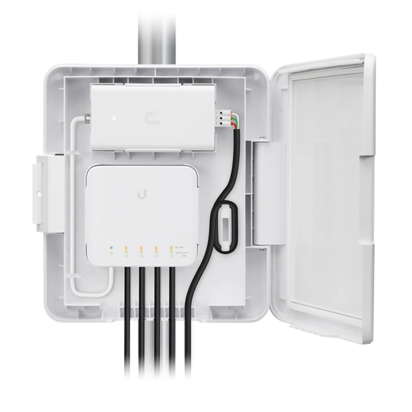 [020870] [USW-FLEX-UTILITY] Ubiquiti - Kit Adaptador para Switch Resistente para Exterior de Montaje en Poste