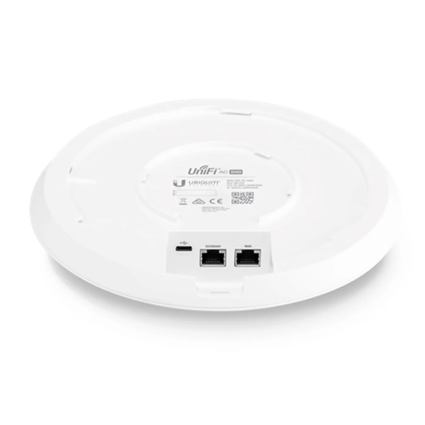 [020836] [UAP-AC-SHD] Ubiquiti - Punto de Acceso UniFi Doble Banda 802.11ac Wave 2 MU-MIMO 4X4 airView airTime hasta 500 clientes