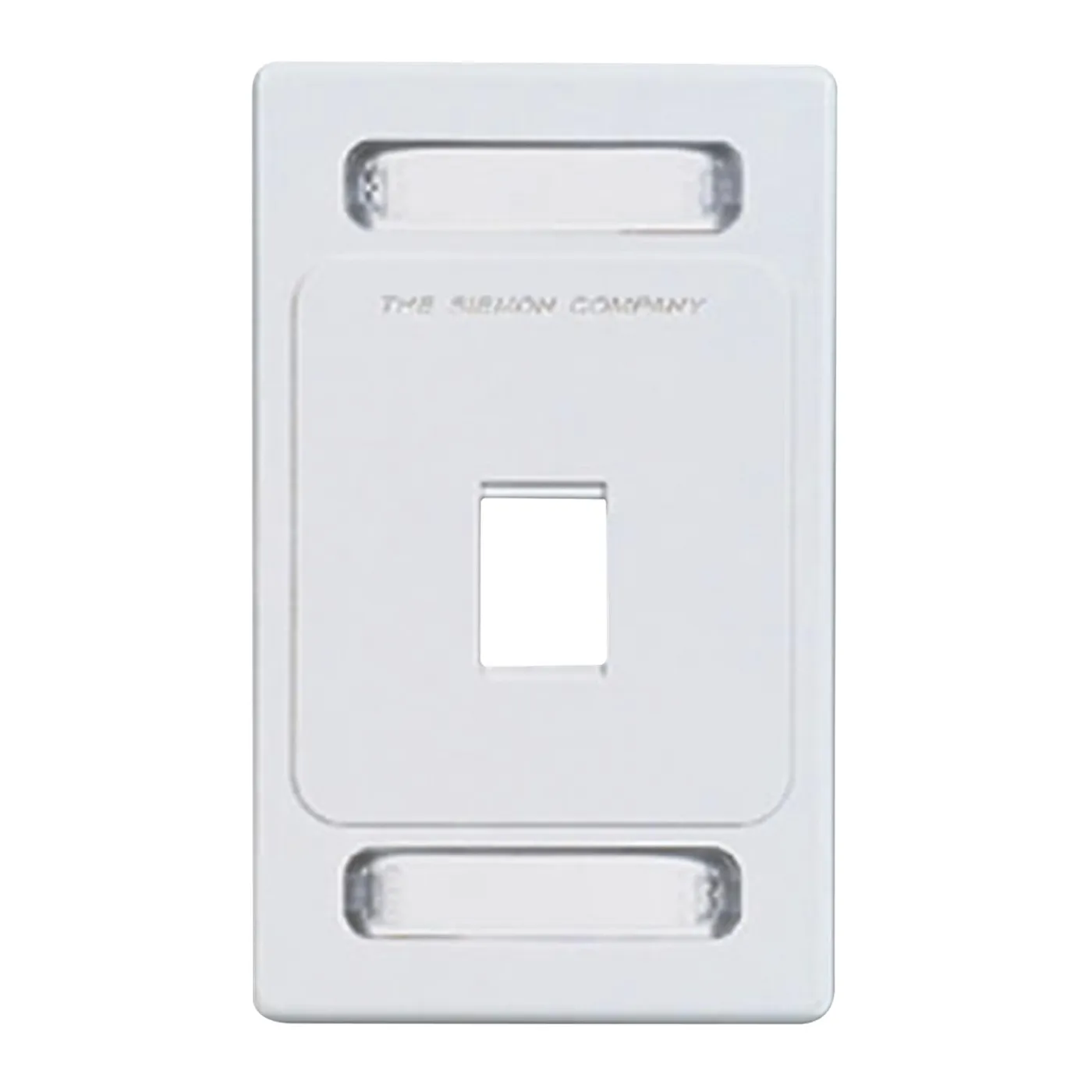 [020929] [KFP-S-01-02-S] Siemon - Placa de Pared Keystone de 1 Salida Color blanco para Jacks Keystone Z-MAX y MAX