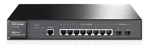 [020882] [TL-SG3210] TP-Link - Switch Administrable L2 de 8 Puertos Gigabit con 2 Ranuras SFP JetStream